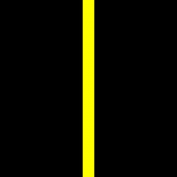 Yellow Circle in the Dark